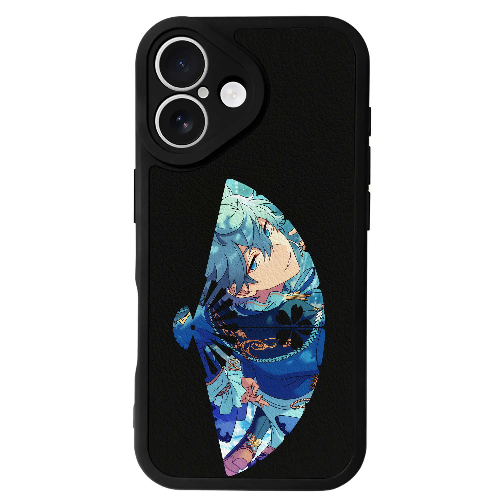 あんさん ぶる グッズ Knights 瀬名泉 - IPhone 16シリーズ対応 ・ シリコンスマホケース ・ レザー調 ・ 高精度フィット ・ 耐衝撃 ・ ワイヤレス充電対応 ・ 精密カット